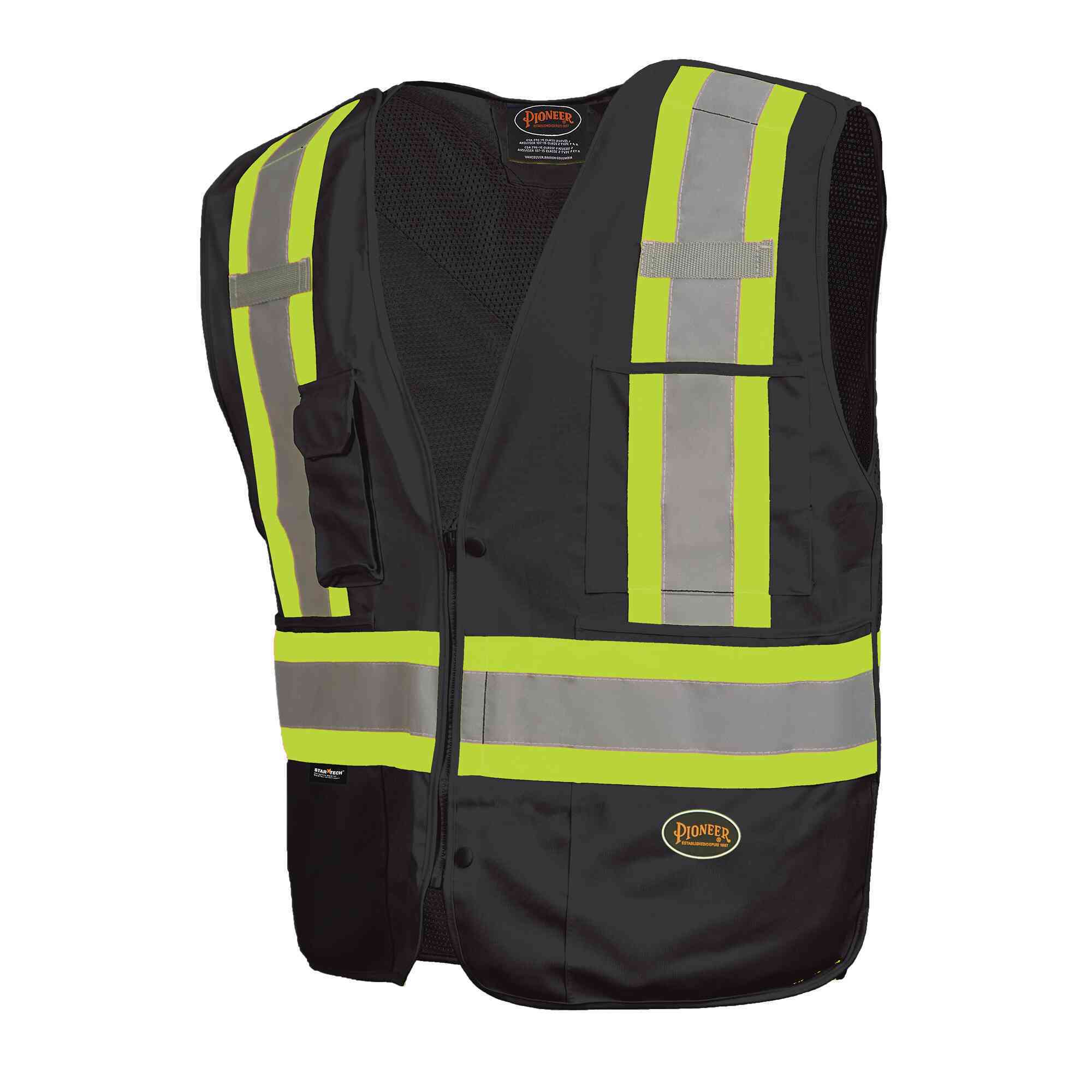 Pioneer Zip-Up Break Away Safety Vest